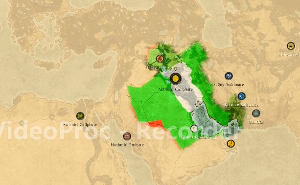 Abbasid Caliphate Rome 2 Medieval 1100 Ad Mod START MINI MAP