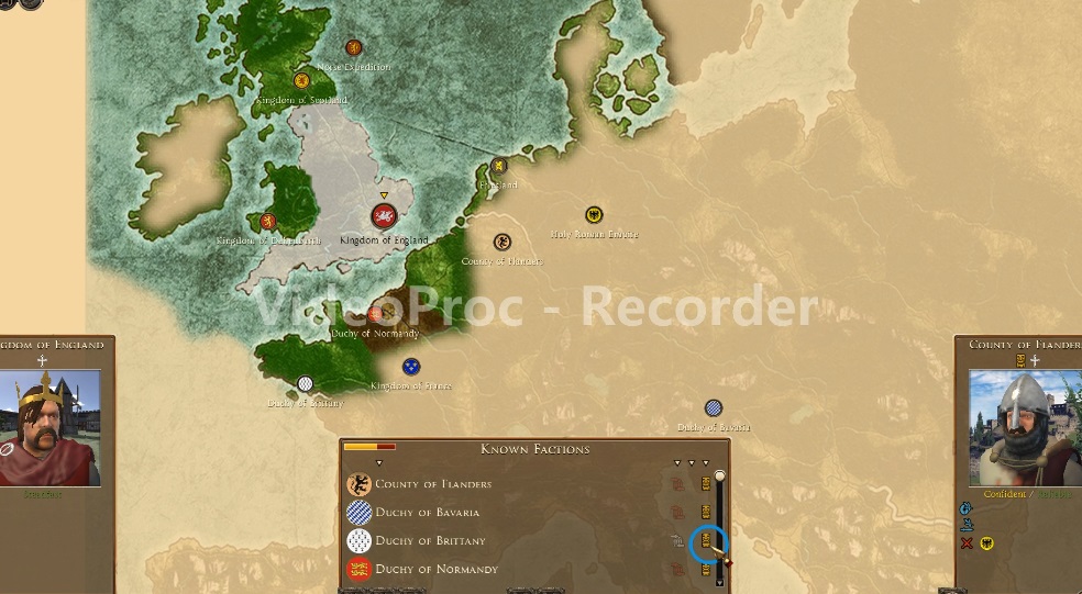 England Rome 2 Medieval 1100 Ad Mod START MINI MAP