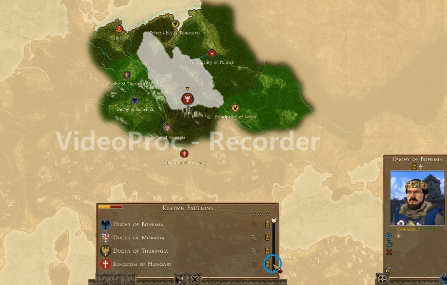 Poland Rome 2 Medieval 1100 Ad Mod START MINI MAP
