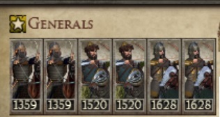 ABBISID CALIPHATE KINGDOMS 1212AD GENERALS IMAGE