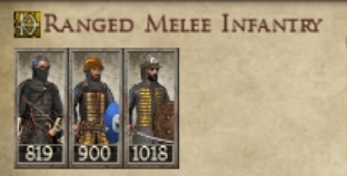 ABBISID CALIPHATE KINGDOMS 1212AD NEW UNIT RANGED MELEE INFANTRY IMAGE