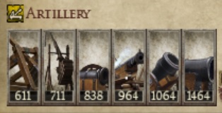 COUNTY OF FLANDERS KINGDOMS 1212AD NEW UNIT ARTILLERY IMAGE