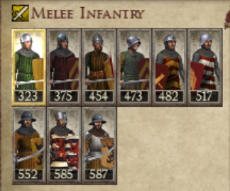 COUNTY OF FLANDERS KINGDOMS 1212AD MELEE INFANTRY IMAGE