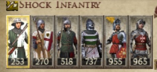 COUNTY OF FLANDERS KINGDOMS 1212AD SHOCK INFANTRY IMAGE