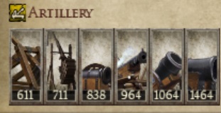 KINGDOM OF CASTILE KINGDOMS 1212AD NEW UNIT ARTILLERY IMAGE