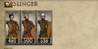 KINGDOM OF CASTILE KINGDOMS 1212AD NEW UNIT SLINGER INFANTRY IMAGE