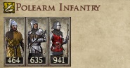 KINGDOM OF DENMARK KINGDOMS 1212AD POLE INFANTRY IMAGE