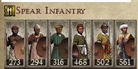 KINGDOM OF MAKURIA KINGDOMS 1212AD SPEAR INFANTRY IMAGE
