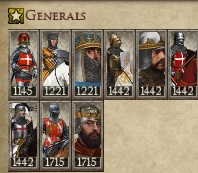PRINCIPALITY OF ANTIOCH KINGDOMS 1212AD GENERALS IMAGE